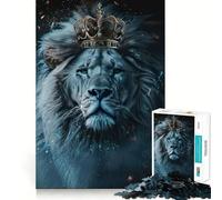 Puzzle "Il Re della Giungla" per ragazzi, 1000 pezzi, stimola la memoria, ideale per il tempo libero, con bordi netti, un regalo perfetto 50x75cm