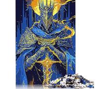 Puzzle "Il Re delle Spade Magiche", sfida difficile, 100% in cartone riciclato, per adulti e adolescenti, regali di Halloween, 1000 pezzi (26x38 cm)