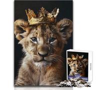 Puzzle Il Re Leone 1000 pezzi per adolescenti Gioco di apprendimento consapevole e divertente feste gioiose Dimensioni 50x75cm