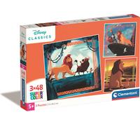 Puzzle Il Re Leone 3x48 Pezzi
