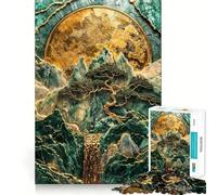 Puzzle "Il Regno del Monarca di Montagna" per ragazzi, 1000 pezzi, gioco di logica fine, morbido, rilassante, bordi puliti, regalo di alta qualità (38x52cm)