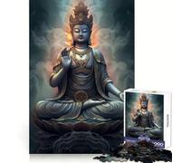 Puzzle "Il Risveglio di Buddha" per adulti, 1000 pezzi, sfida per la mente, calma mentale, pezzo da collezione con dettagli nitidi 38x52cm