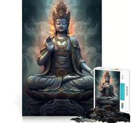 Puzzle "Il Risveglio di Buddha" per adulti, 1000 pezzi, sfida per la mente, calma mentale, pezzo da collezione con dettagli nitidi 38x52cm
