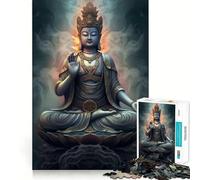 Puzzle Il Risveglio di Buddha per ragazzi, 1000 pezzi, per migliorare la memoria, per il tempo libero a casa, con bordi precisi, 50x75cm