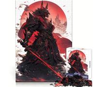 Puzzle "Il Samurai delle Tenebre" per adulti, 1000 pezzi, stimola la memoria, momento di relax, assemblaggio, lista dei desideri di Babbo Natale 38x26cm