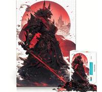 Puzzle "Il Samurai delle Tenebre" per adulti, 1000 pezzi, stimola la memoria, momento di relax, assemblaggio, lista dei desideri di Babbo Natale 38x26cm