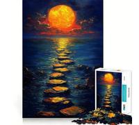 Puzzle "Il Sentiero del Sole" da 1000 pezzi per adulti, ideale come regalo Gioco di logica, svago e divertimento Qualità eccellente (38x52cm)