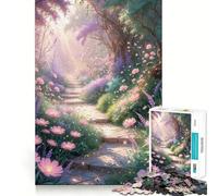 Puzzle "Il Sentiero Incantato" per adolescenti, 1000 pezzi, stimola la memoria, ideale per il tempo libero, con bordi netti, un regalo perfetto 38x52cm