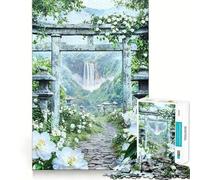 Puzzle "Il Sentiero Sacro" di Sarutahiko per adolescenti, 1000 pezzi, gioco divertente e stimolante, decorazione murale con ritagli chiari (38x26cm)