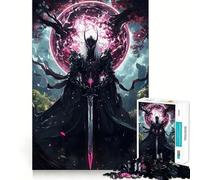 Puzzle "Il Signore dei Samurai Oscuro" da 1000 pezzi per adulti, ideale per stimolare la memoria, per momenti di relax e per assemblare immagini artistiche 50x75cm