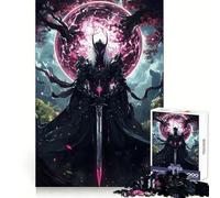 Puzzle "Il Signore dei Samurai Oscuro" da 1000 pezzi per adulti, ideale per stimolare la memoria, per momenti di relax e per assemblare immagini artistiche 50x75cm