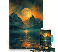 Puzzle "Il Sole d'Oro - Natura" da 1000 pezzi per adulti, un gioco stimolante per la mente, un'opera d'arte da collezione 50x75cm