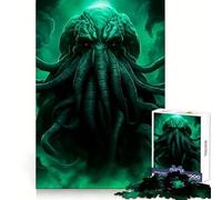 Puzzle "Il terrore di Cthulhu" per adolescenti, 1000 pezzi, stimola la memoria, ideale per il tempo libero, con bordi netti, un regalo perfetto 38x26cm