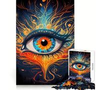Puzzle "Il terzo occhio si attiva" da 1000 pezzi per adulti, gioco intelligente per interni, taglio preciso, regalo perfetto 38x52cm