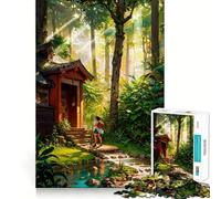 Puzzle "Il Viaggiatore Perduto" per adulti, 1000 pezzi, sfida per la mente, calma e creatività, pezzo da collezione 38x52cm