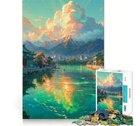 Puzzle "Il viaggio sul fiume" da 1000 pezzi per adulti, gioco di logica e relax, taglio preciso, regalo prezioso 50x75cm