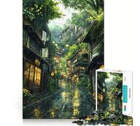 Puzzle "Il vicolo nascosto" da 1000 pezzi per ragazzi Gioco di logica, momento di relax, design elegante, regalo perfetto 50x75cm