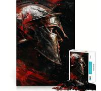 Puzzle "Il volto dell'esercito spartano" per adulti, 1000 pezzi, gioco stimolante per la mente, calma e creatività, pezzo da collezione 38x26cm