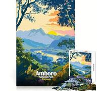 Puzzle illustrato del Parco Nazionale di Amboro, Bolivia, 1000 pezzi per adolescenti Esercizio cognitivo, attività rilassante, bordi non taglienti, regalo significativo (38x52cm)
