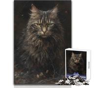 Puzzle immaginari di gatti persiani per adolescenti, 1000 pezzi, risoluzione dei problemi, divertimento educativo, meravigliosa opzione regalo premurosa, dimensioni 38x52cm
