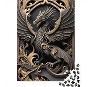 Puzzle Imperious Dragon Lord per adolescenti, 1000 pezzi, puzzle per regali di Natale, rompicapo per adulti, 1000 pezzi (38x26 cm)