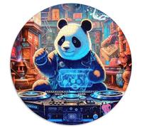Puzzle impossibile a forma di panda per adulti, 1000 pezzi, rompicapo e decorazioni per la casa, regalo perfetto per le feste 67,5x67,5 cm
