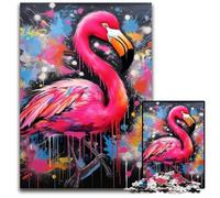 Puzzle impossibile da 1000 pezzi "Flamingo" per adulti, ideale per adolescenti e collezionisti, regalo da viaggio, attività per famiglie, 50x75CM/19,68x29,52 pollici.