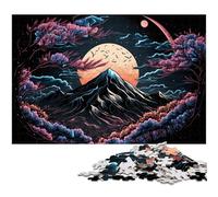 Puzzle impossibile da 1000 pezzi "Paesaggio alieno" per adulti, ideale per adolescenti e collezionisti, regalo da viaggio, attività per famiglie, 50x75CM/19,68x29,52 pollici.
