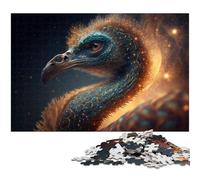 Puzzle impossibile da 1000 pezzi per adulti motivo: animale emù per ragazzi dai 14 anni in su (dimensioni 75x50 cm)