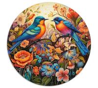 Puzzle impossibile "Il mondo dei fiori e degli uccelli" per adulti, 1000 pezzi, rompicapo e decorazioni per la casa, regalo perfetto per le feste 67,5x67,5 cm