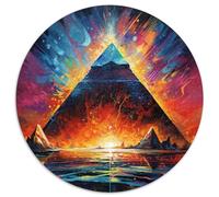 Puzzle impossibili delle piramidi egizie per adulti, 1000 pezzi, per decorazioni per la casa, allenamento del cervello e regali per le feste 67,5x67,5 cm