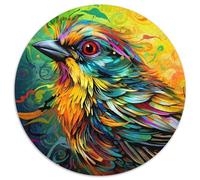 Puzzle impossibili "Green Sparrow" per adulti. Puzzle per adulti da 1000 pezzi. Perfetto per decorazioni per la casa, compleanni, feste e regali 67,5x67,5 cm.