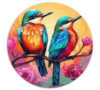 Puzzle impossibili per adulti "Il mondo dei fiori e degli uccelli", 1000 pezzi, per decorazioni per la casa, allenamento del cervello e regali per le feste 67,5x67,5 cm