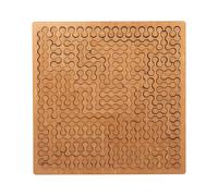 Puzzle impossibili per adulti | Puzzle del vassoio frazionario | Hilbert Curve Puzzles in legno difficili | Puzzles avvincente e impegnativo che piega mente | P-uzzle labirintici creativi irregolari