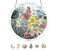 Puzzle in acrilico, acchiappasole da appendere alla finestra, 83 pezzi, puzzle in acrilico, decorazione da giardino, decorazione per interni ed esterni, decorazione per la casa, compleanno, per donne