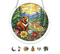 Puzzle in acrilico, acchiappasole da appendere alla finestra, 83 pezzi, puzzle in acrilico, decorazione da giardino, decorazione per interni ed esterni, decorazione per la casa, compleanno, per donne