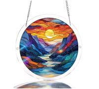 Puzzle in acrilico da appendere alla finestra, 83 pezzi, puzzle acchiappasole fai da te per adulti, decorazione puzzle in vetro acrilico, regalo di compleanno, decorazione per la casa, per donne