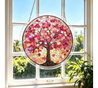 Puzzle in acrilico Suncatcher, 20,1 cm, puzzle acchiappasole in acrilico, kit di puzzle per porte e giardini, da appendere alla finestra e regali di compleanno per festa della mamma e festa del papà
