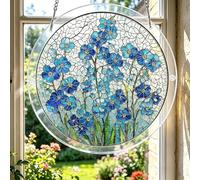 Puzzle in acrilico Suncatcher, 20,1 cm, puzzle acchiappasole in acrilico, kit di puzzle per porte e giardini, da appendere alla finestra e regali di compleanno per festa della mamma e festa del papà