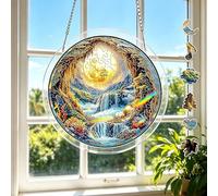 Puzzle in acrilico Suncatcher, 20,1 cm, puzzle acchiappasole in acrilico, kit di puzzle per porte e giardini, da appendere alla finestra e regali di compleanno per festa della mamma e festa del papà