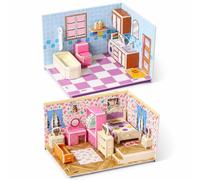 Puzzle in Carta, Modellino di Stanza | Componenti pretagliati, Gioco di costruzione, Intrattenimento domestico, Per giovani costruttori
