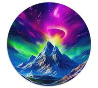 Puzzle in cartone con paesaggio montano, 1000 pezzi, perfetto per il divertimento in famiglia a Natale, Ringraziamento, compleanni e Pasqua 67,5x67,5 cm