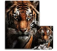 Puzzle in cartone da 1000 pezzi Face of the Tiger per adulti, Relax & Challenge, decorazione per la casa colorata, amici, 26X38CM/10,23x14,96 pollici