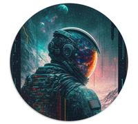 Puzzle in cartone da 1000 pezzi "L'ultimo astronauta", regalo perfetto per la festa della mamma, compleanni e Natale (67,5x67,5cm)