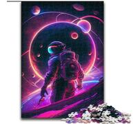 Puzzle in cartone da 1000 pezzi per adulti raffigurante il pianeta degli astronauti, regalo perfetto per compleanni, feste e Natale, dimensioni 38x26cm
