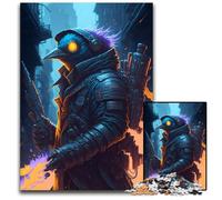 Puzzle in cartone da 1000 pezzi "Pinguino Anarchico Artico", per adulti, ideale per adolescenti e collezionisti, regalo da viaggio, attività per famiglie, 26X38cm/10,23x14,96 pollici