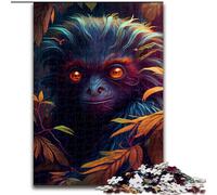 Puzzle in cartone Mad Space Monkey, dimensioni 26x38cm, gioco rompicapo, gioco interattivo per famiglie, adatto dai 14 anni in su.