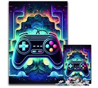 Puzzle in cartone Neon Game da 1000 pezzi per adulti, adolescenti e ragazzi, ideale come regalo di compleanno e di festa, 26x38cm/10,23x14,96 pollici