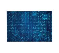 Puzzle in codice binario blu da 300 pezzi per adulti - Puzzle in legno per adulti e anziani