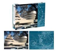 Puzzle In Cornice 500 Pezzi Con 2 Lati Frank Lloyd Wright Guggenheim Galison
